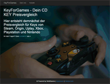 Tablet Screenshot of keyforgames.com